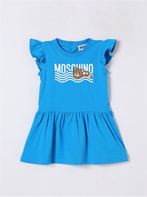 Abito bambina blu MOSCHINO KIDS | MDV0BULBA10/41047
